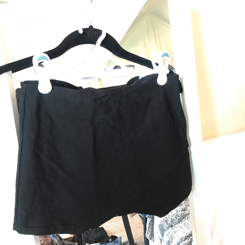 Black envelope shorts